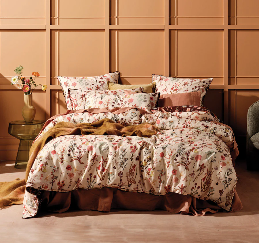 Rita Quilt Cover Set Range Cacao - Image 2