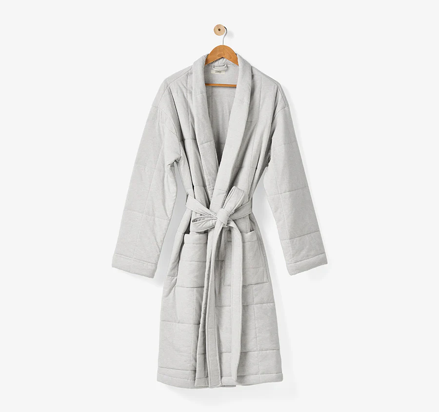 Ryland Jersey Bathrobe Grey