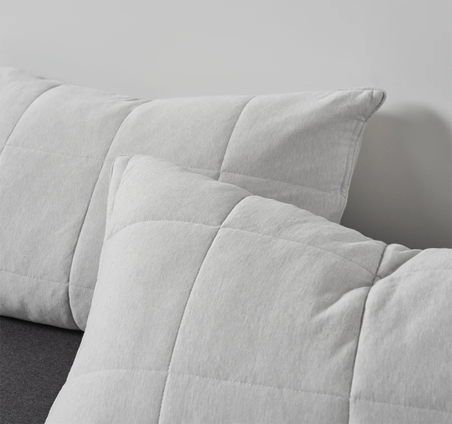 Ryland Jersey Quilt Cover Set Range Grey - Image 4