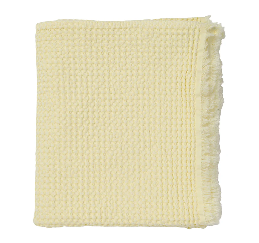 Saltwater 150x200cm Throw Rug Butter - Image 2