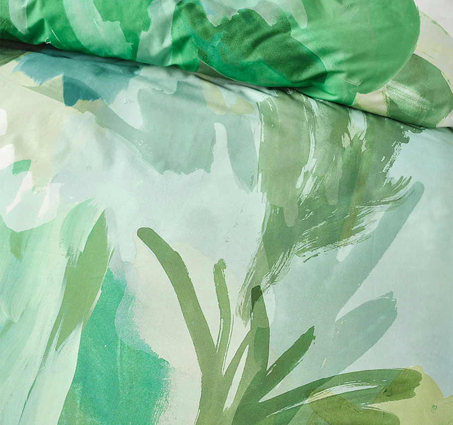 San Andreas Quilt Cover Set Range Pesto - Image 2