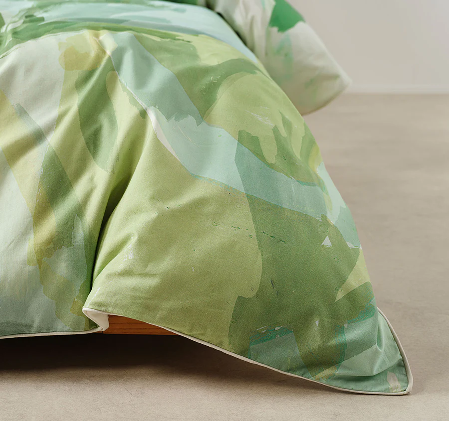 San Andreas Quilt Cover Set Range Pesto - Image 3