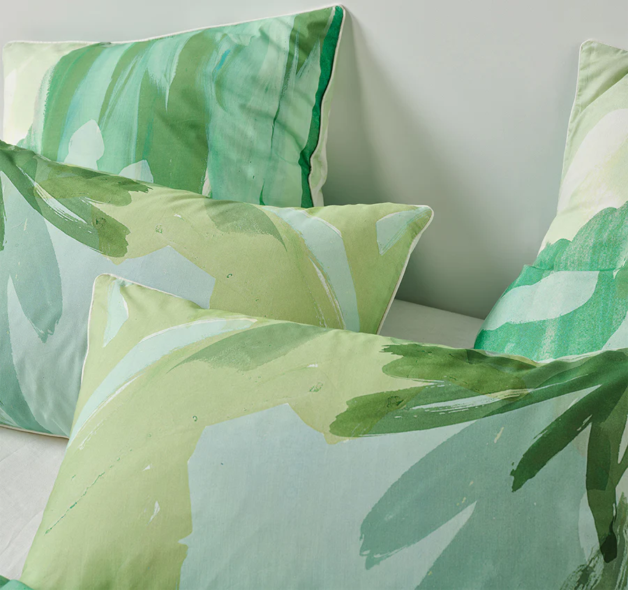 San Andreas Quilt Cover Set Range Pesto - Image 4