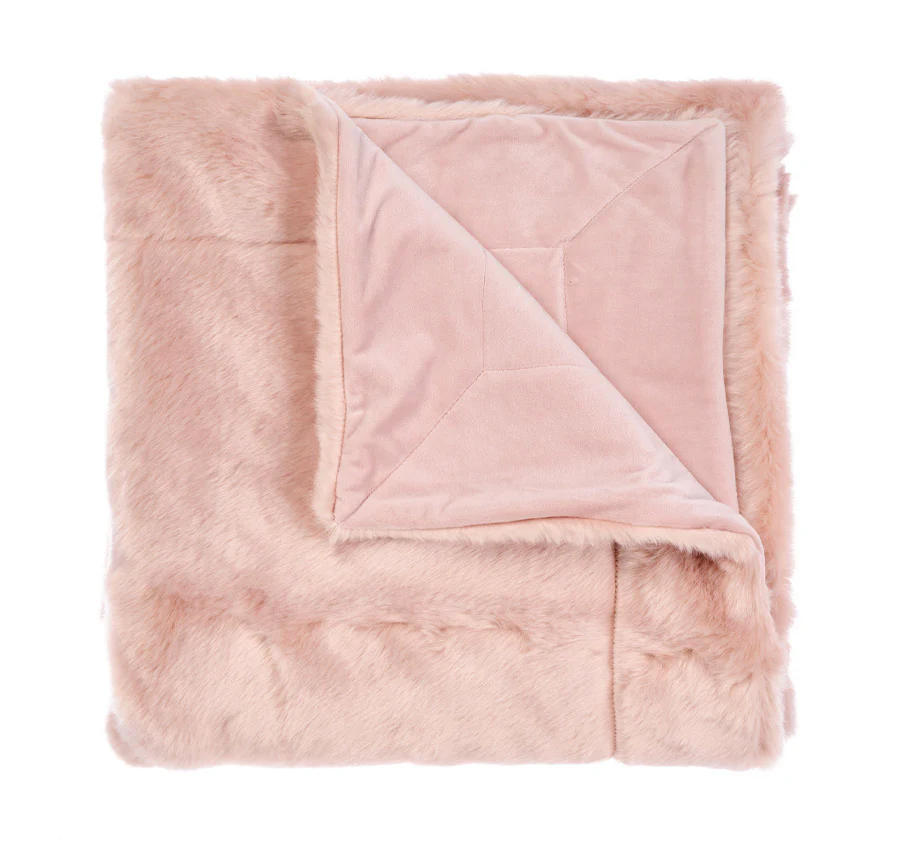 Selma 130x170cm Throw Rug Pink Salt - Image 2