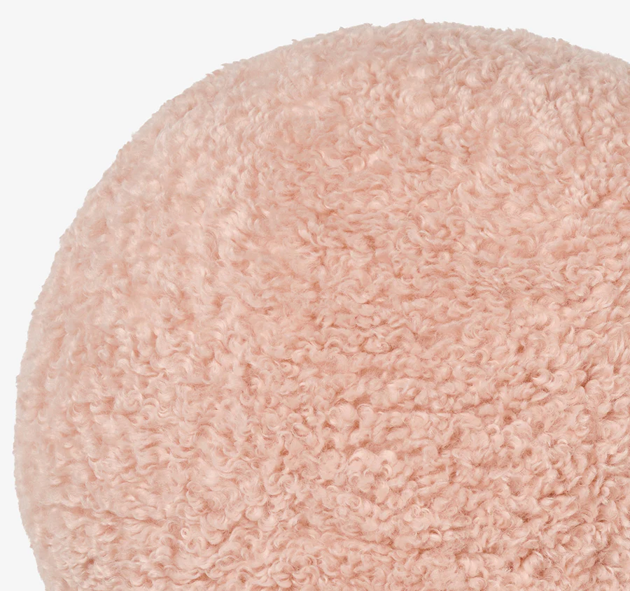 Shetland 43cm Round Filled Cushion Blush - Image 2
