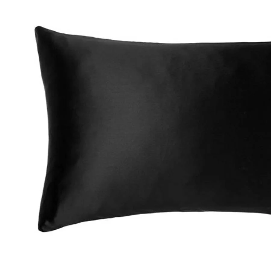 Silk Standard Pillowcase Black - Image 2