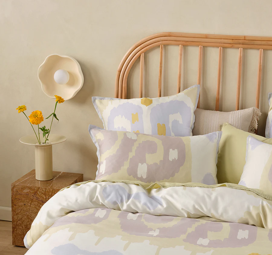 Sivan Quilt Cover Set Range Pistachio - Image 5