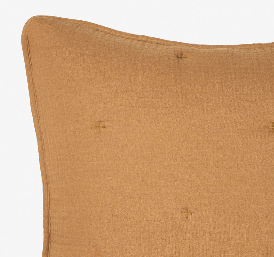 Somerset European Pillowcase Cinnamon - Image 2
