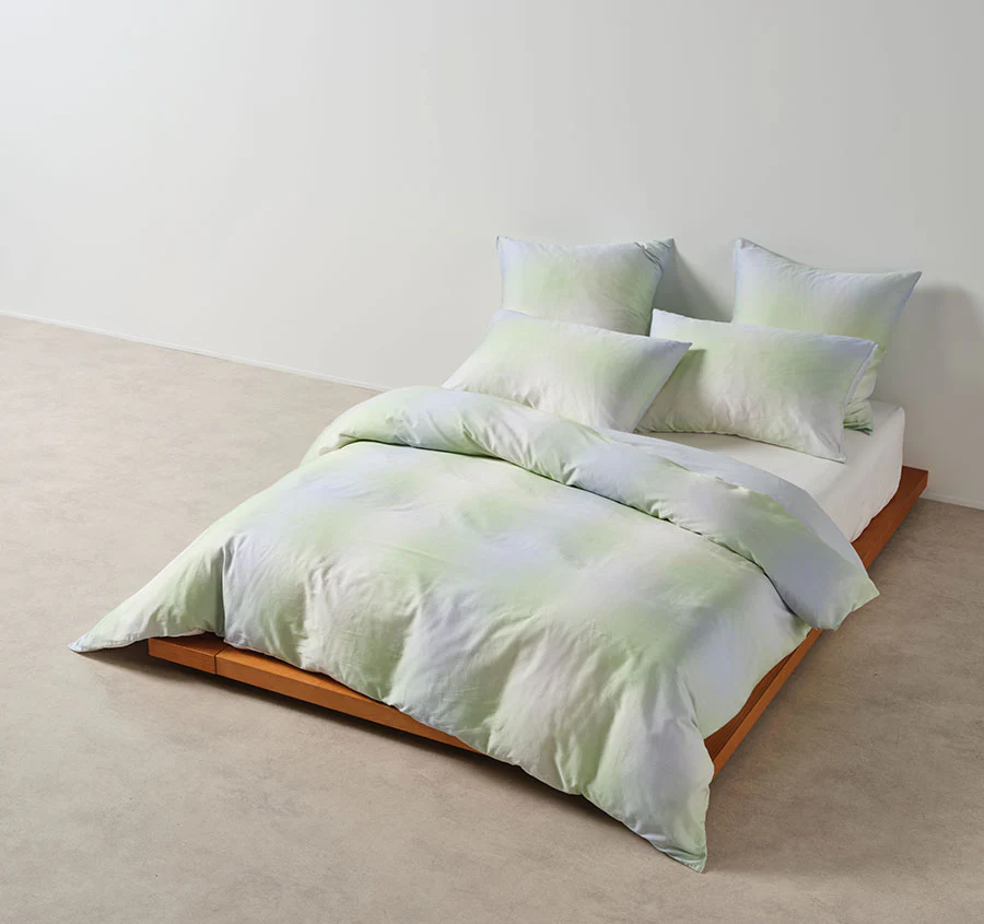 Sunrise Check Quilt Cover Set Range Clearwater