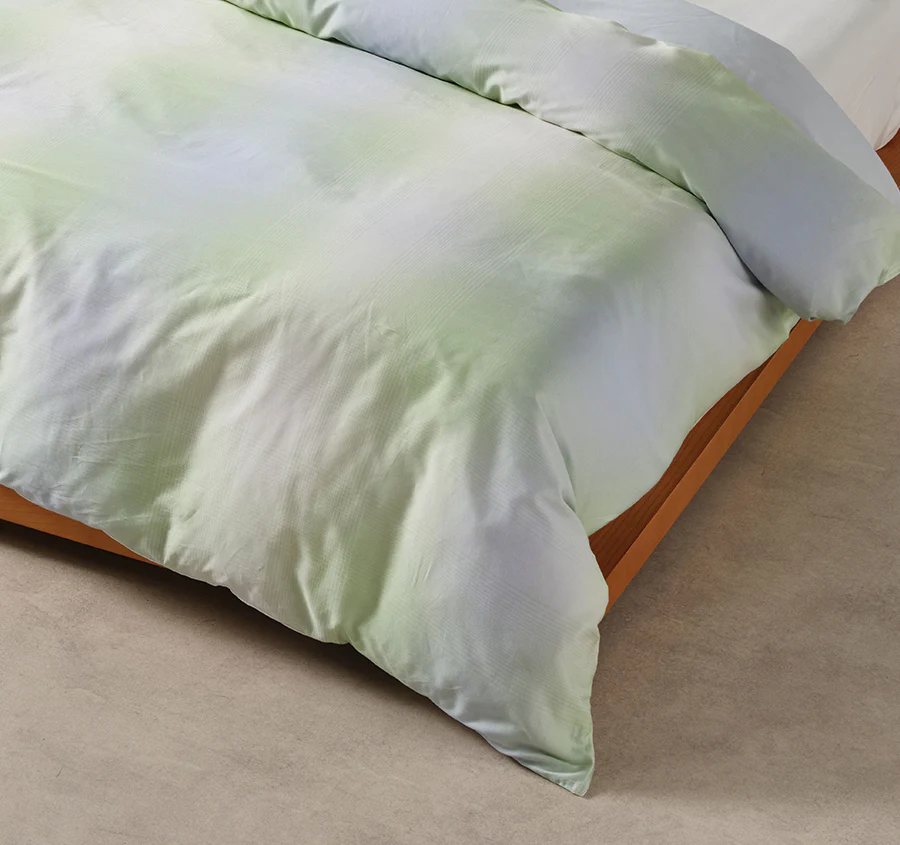 Sunrise Check Quilt Cover Set Range Clearwater - Image 3