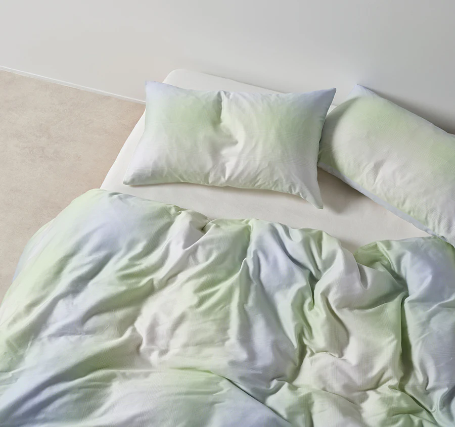 Sunrise Check Quilt Cover Set Range Clearwater - Image 5