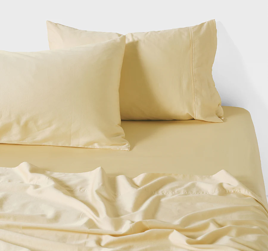 Surf Wash Mega Sheet Set Range Butter - Image 5