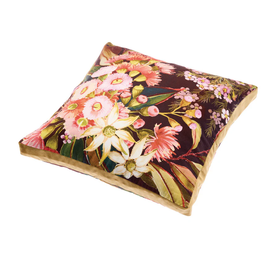 Sydney 48x48x5cm Filled Box Cushion Walnut - Image 3