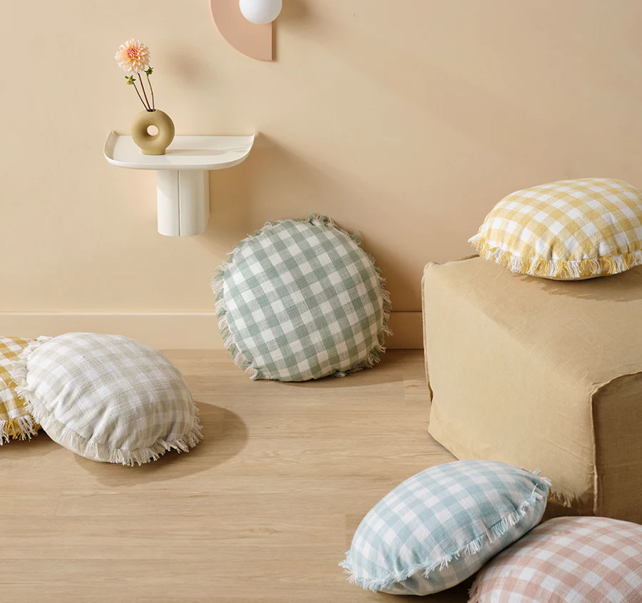 Tavola 45cm Round Filled Cushion Pink Clay - Image 3
