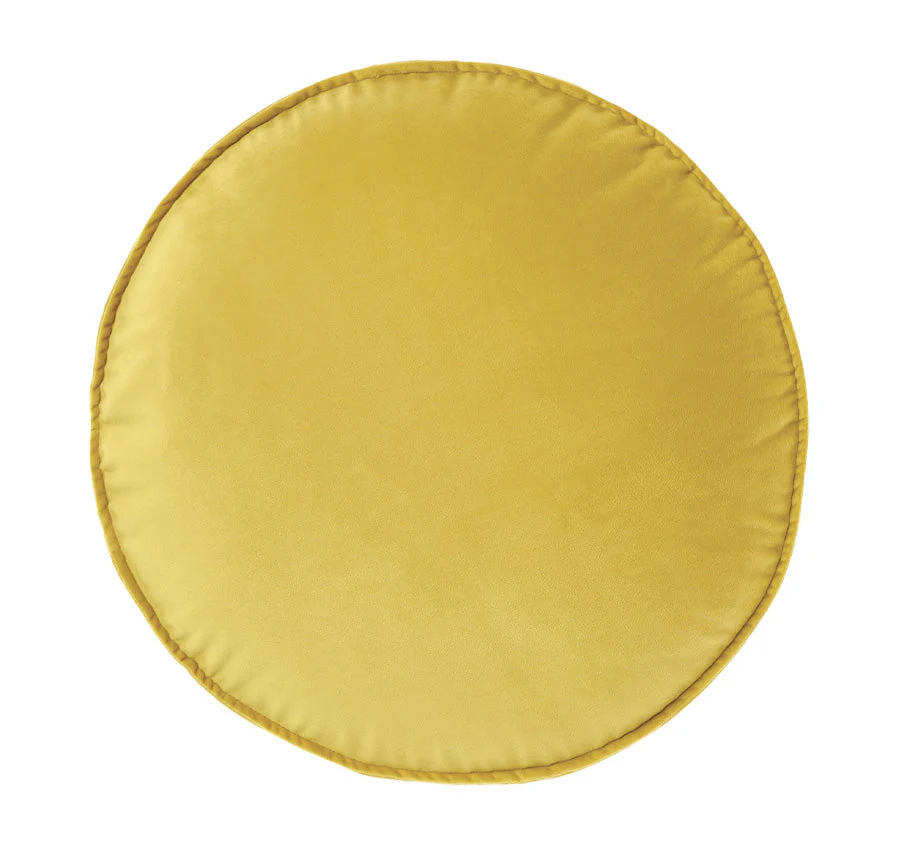 Toro 43cm Round Filled Cushion Mustard