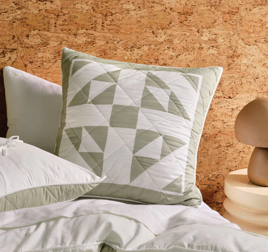 Una European Pillowcase Eucalyptus - Image 3