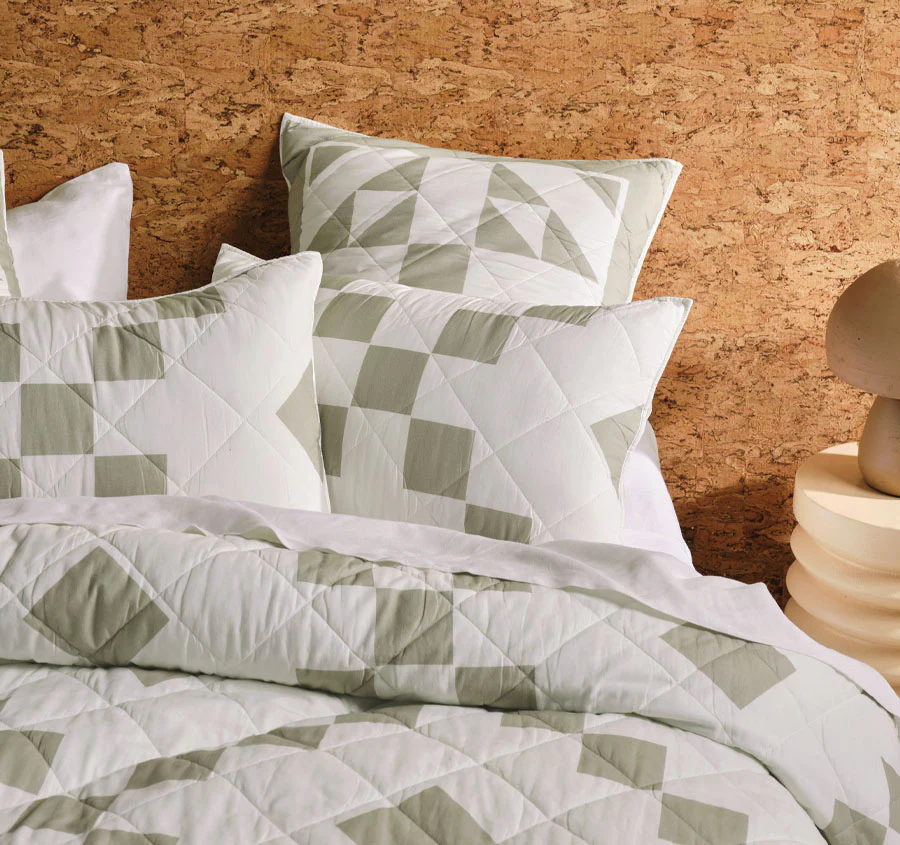 Una Quilt Cover Set Range Eucalyptus - Image 4