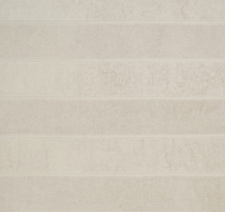Velour Stripe 550GSM Bath Towel Range Moonbeam - Image 2