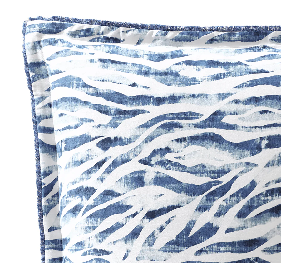 Atherton European Pillowcase Blue - Image 2