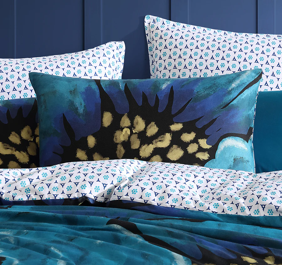 Avalon Quilt Cover Set Range Blue - Image 4