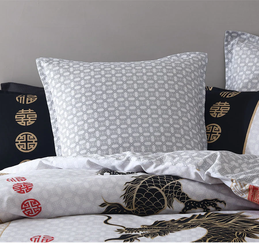 Chiaki European Pillowcase White - Image 3