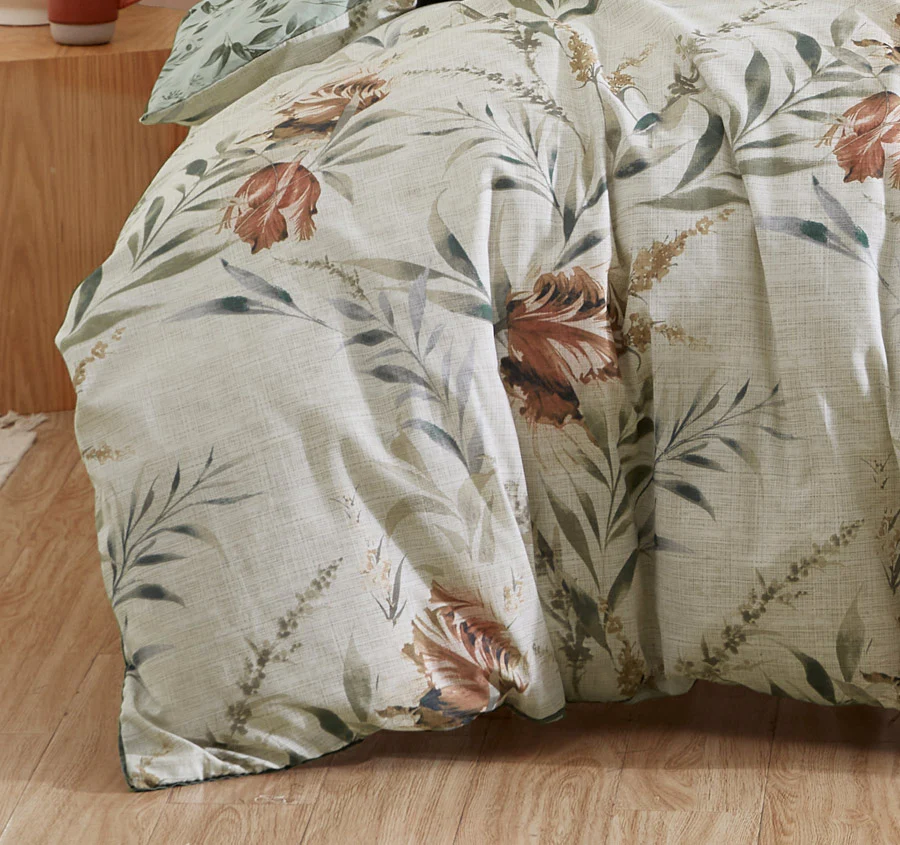 Elise Quilt Cover Set Range Sage - Image 3