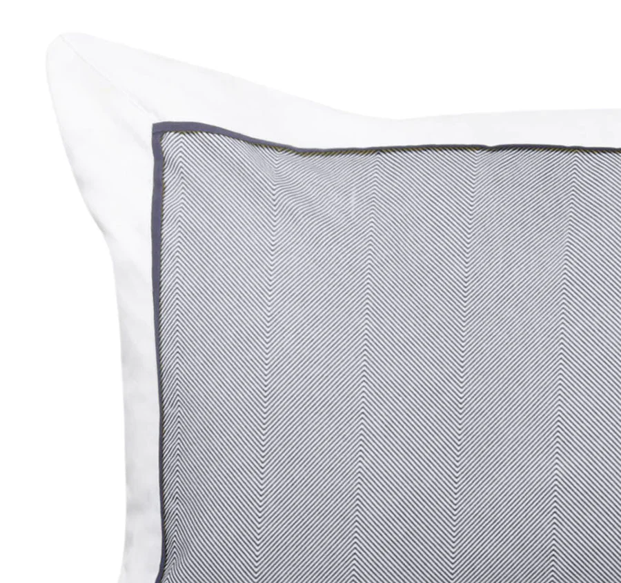 Essex European Pillowcase Navy - Image 2