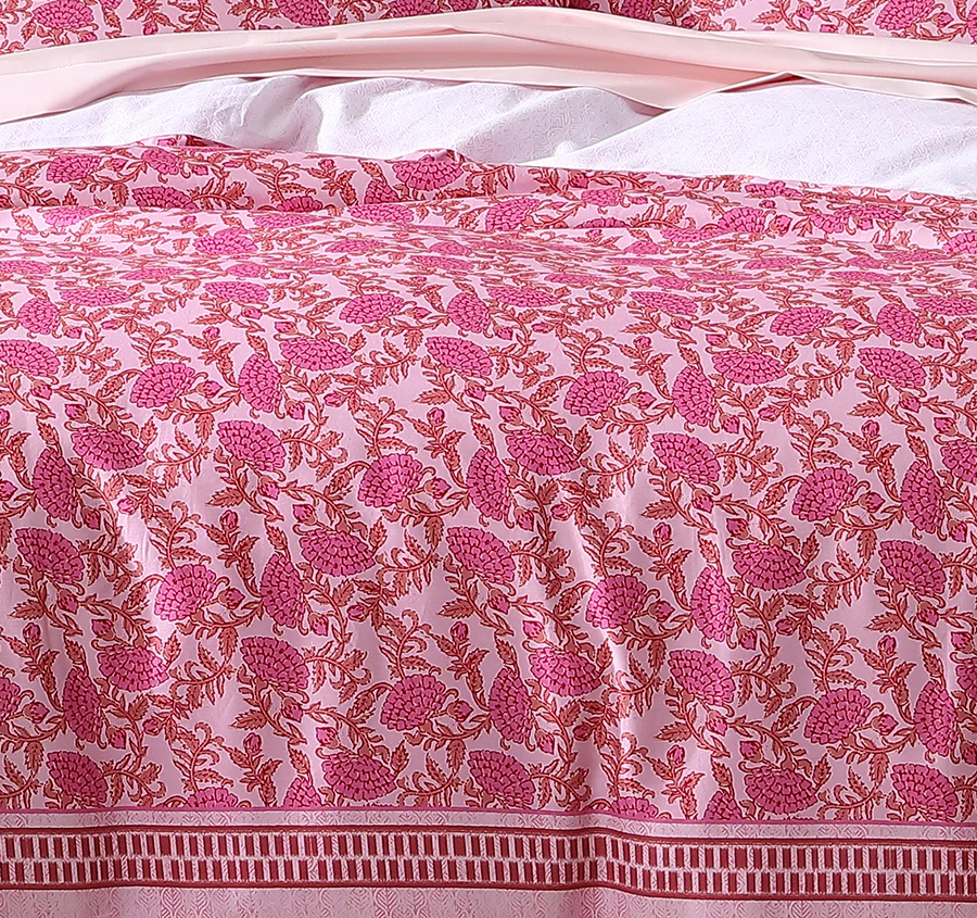 Gatika Quilt Cover Set Range Pink - Image 2