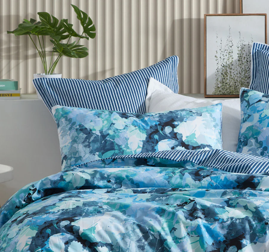 Heather Quilt Cover Set Range Blue - Image 4