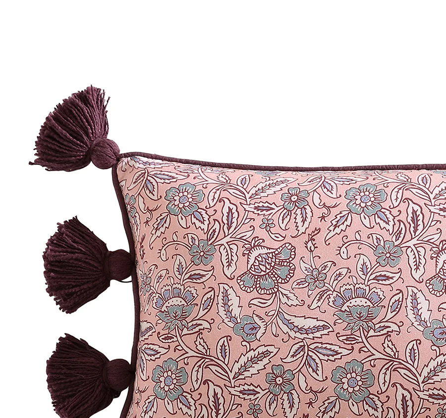 Jessa 30x50cm Filled Cushion Blush - Image 2