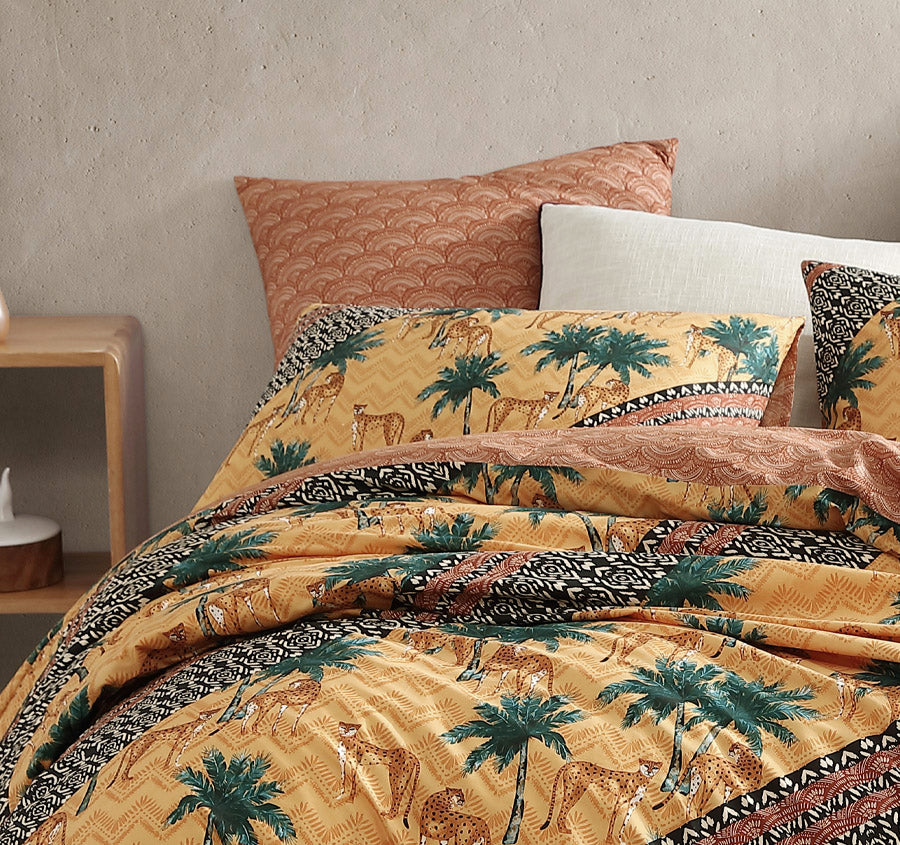 Kalihari Quilt Cover Set Range Sand - Image 4