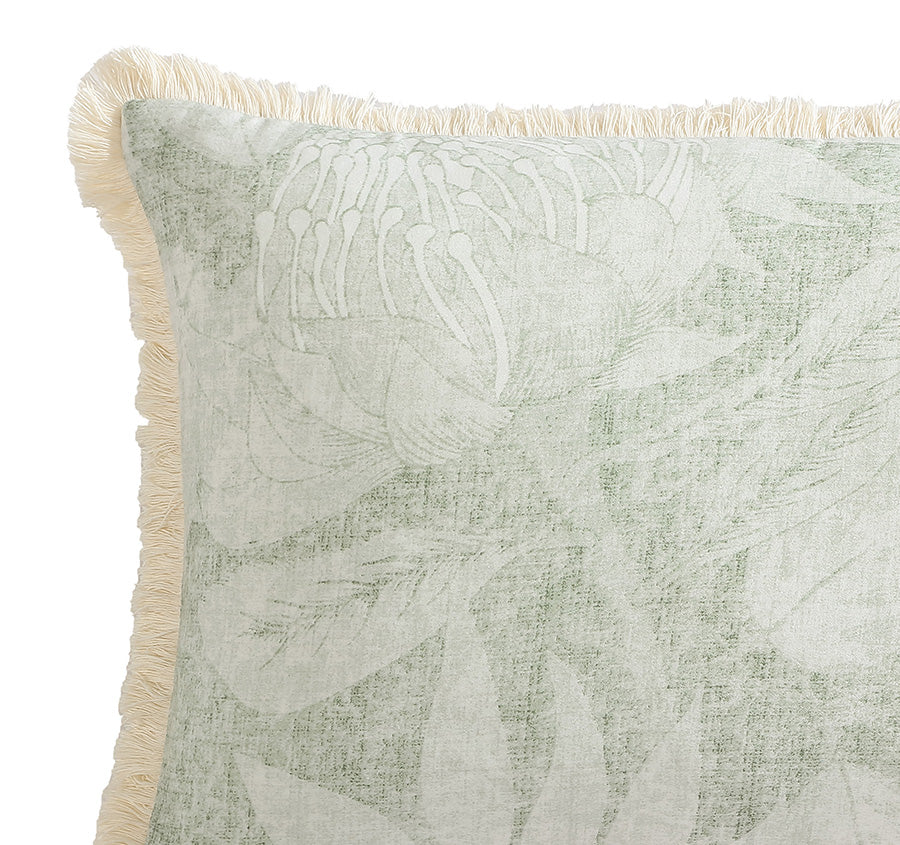 Leeton 30x50cm Filled Cushion Eucalyptus - Image 2