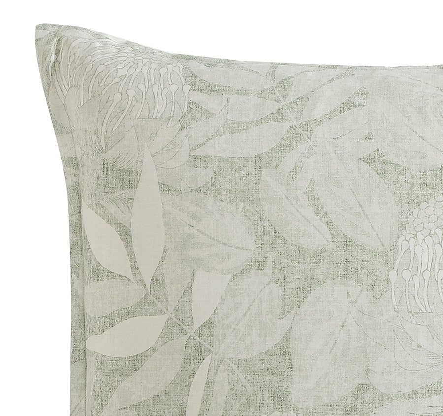Leeton European Pillowcase Eucalyptus - Image 2