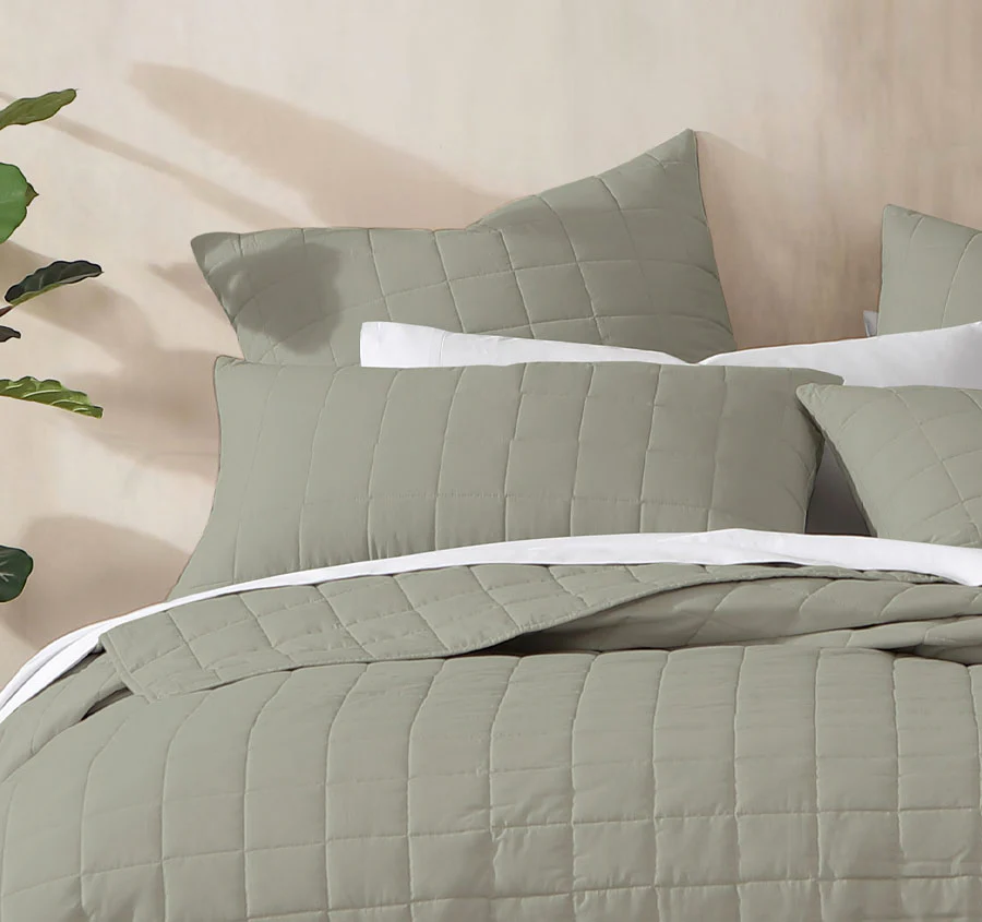 Rhodes Coverlet Range Moss - Image 4