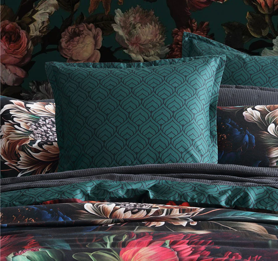 Secret Garden European Pillowcase Green - Image 3