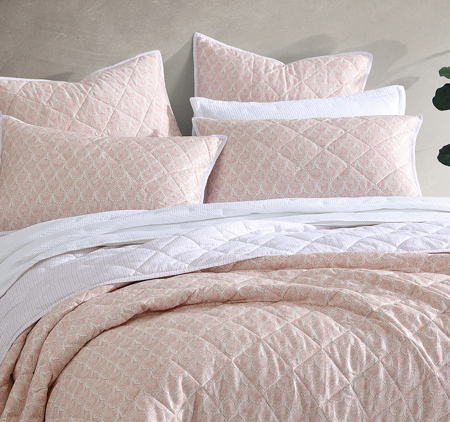 Shelby Coverlet Set Range Rose - Image 5