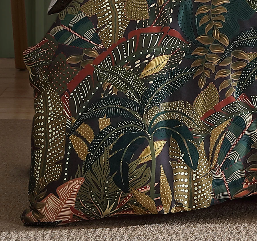 Zawadi Quilt Cover Set Range Green - Image 3