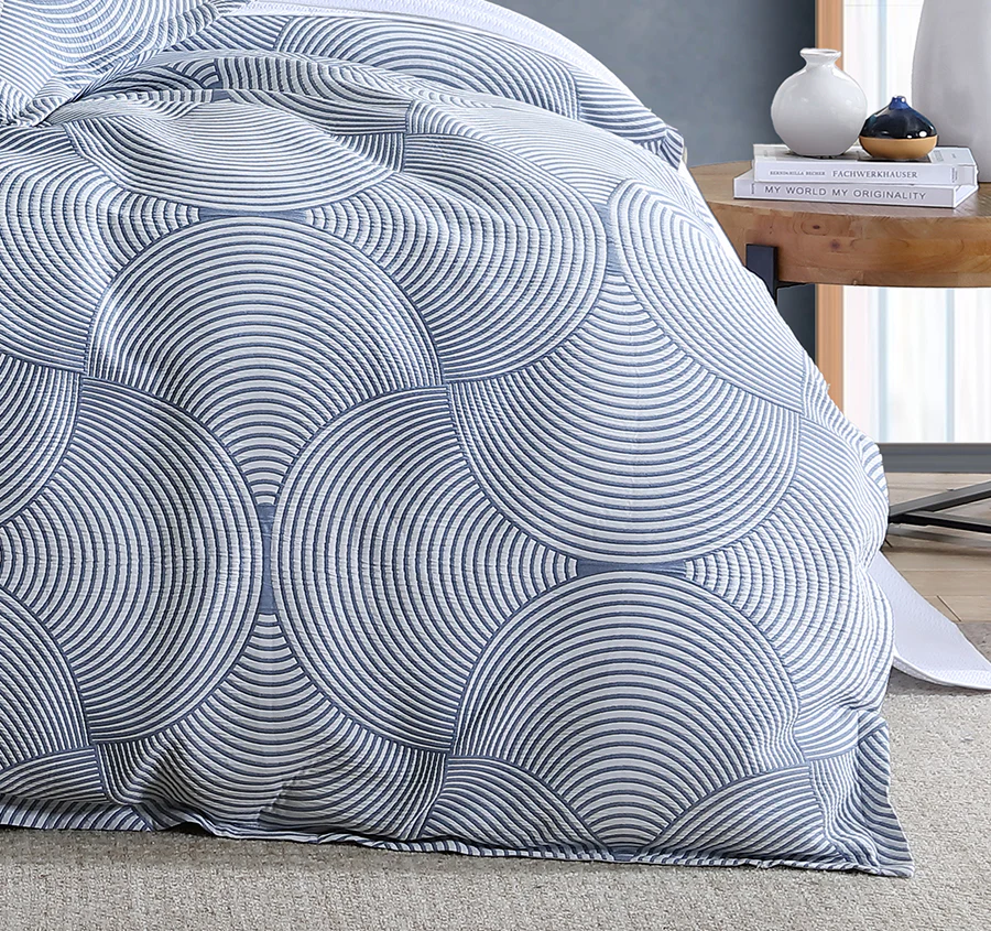 Arlo Quilt Cover Set Range Slate - Image 3