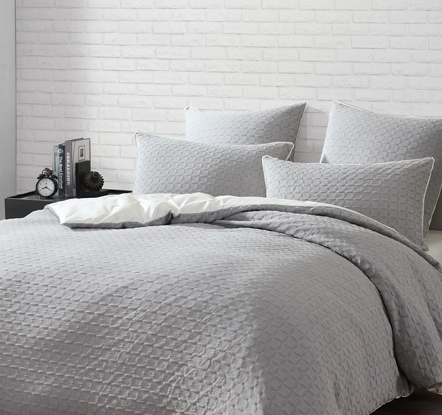 Flo Quilt Cover Set Range Fog - Image 5