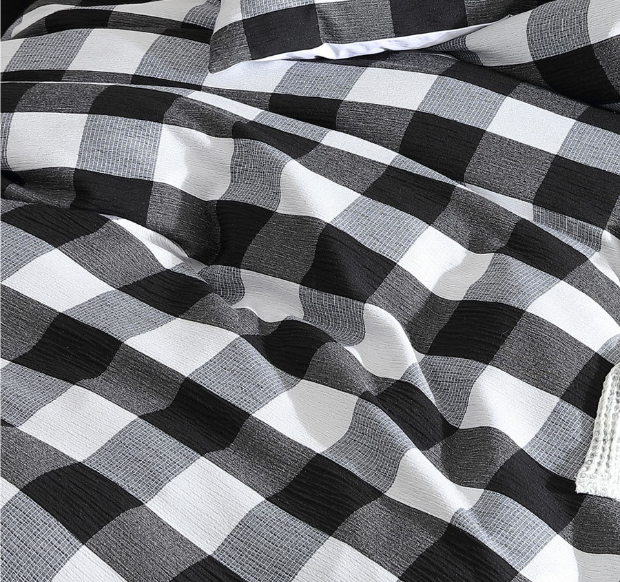 Hogan Quilt Cover Set Range Slate - Image 2