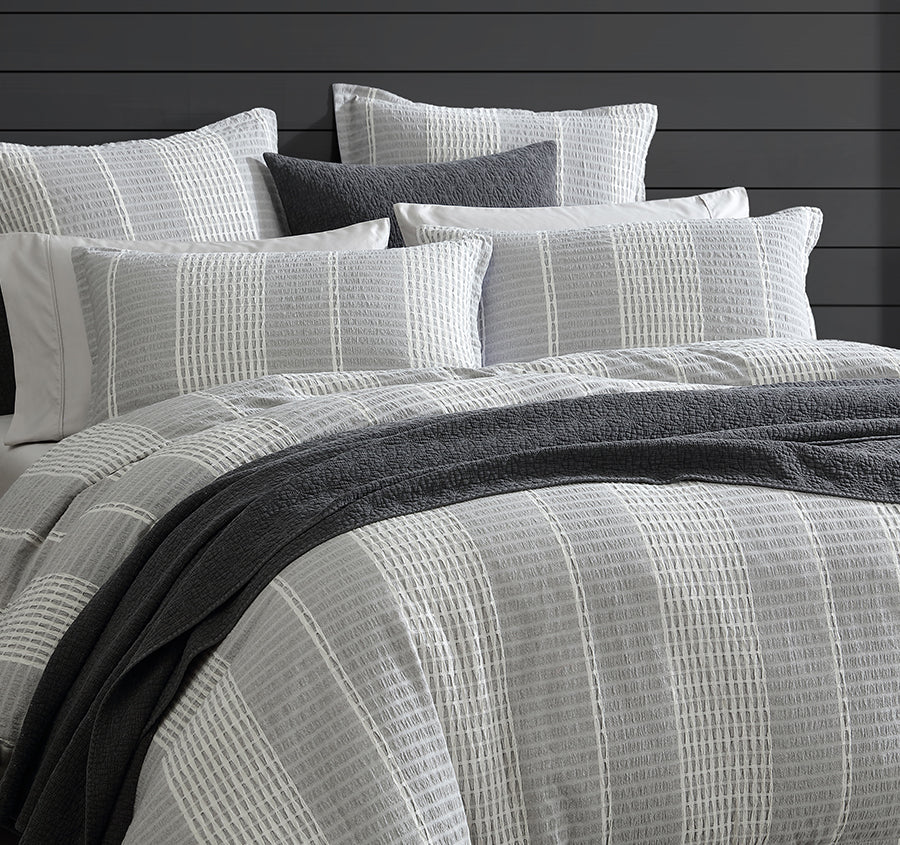 Hurley Quilt Cover Set Range Charcoal - Image 5