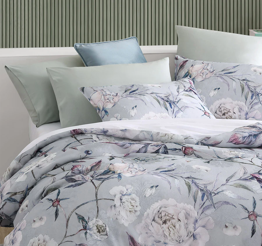 Josie Quilt Cover Set Range Dove - Image 5