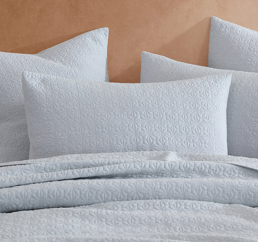 Kayo Standard Pillow Sham Pair Fog - Image 3