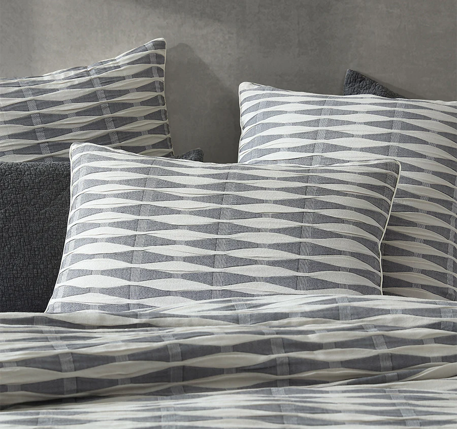 Kirby Quilt Cover Set Range Charcoal - Image 4