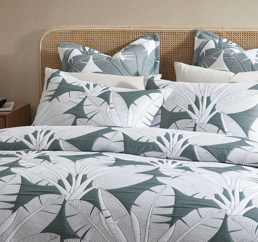 Lagos Quilt Cover Set Range Olive - Image 4