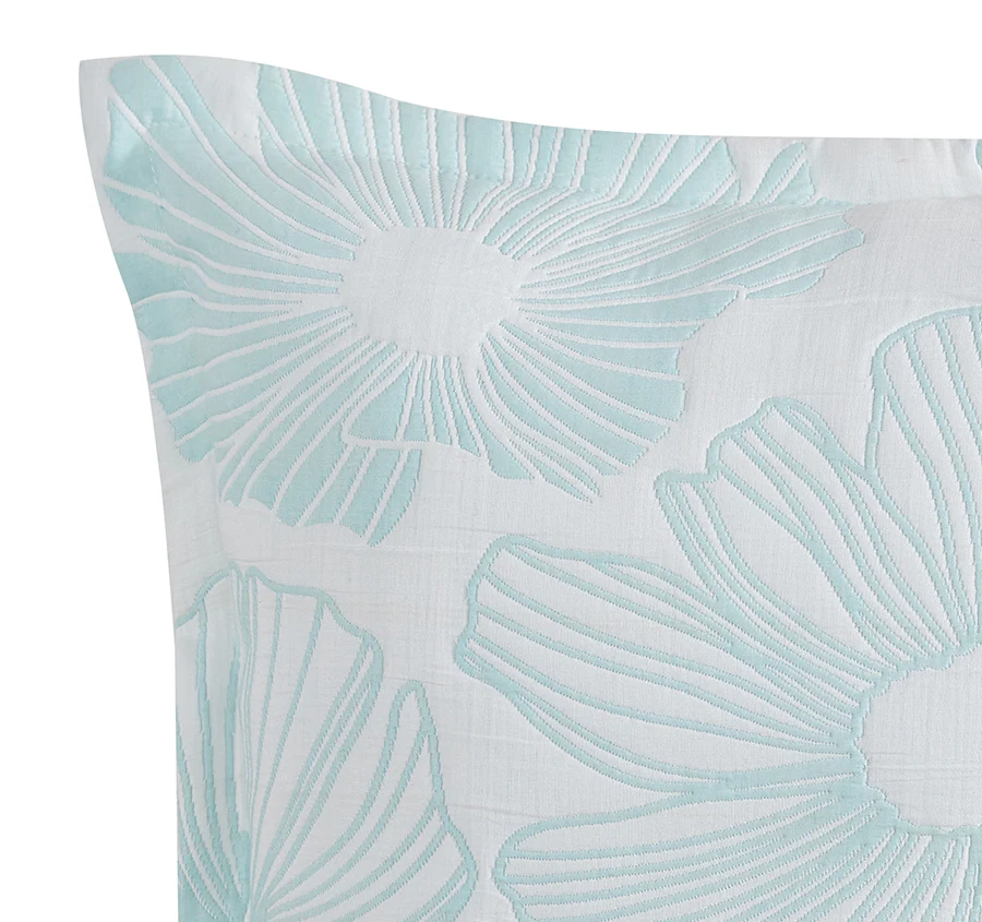 Poppi 45x45cm Filled Cushion Aqua - Image 2
