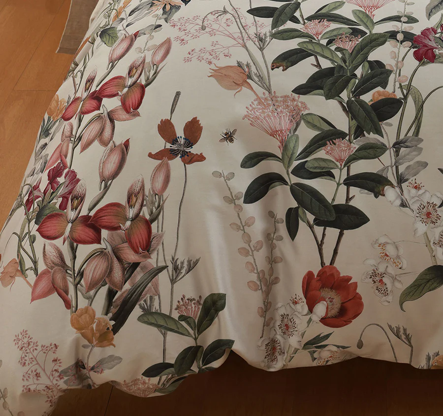 Calloway Quilt Cover Set Range Ivory - Image 3