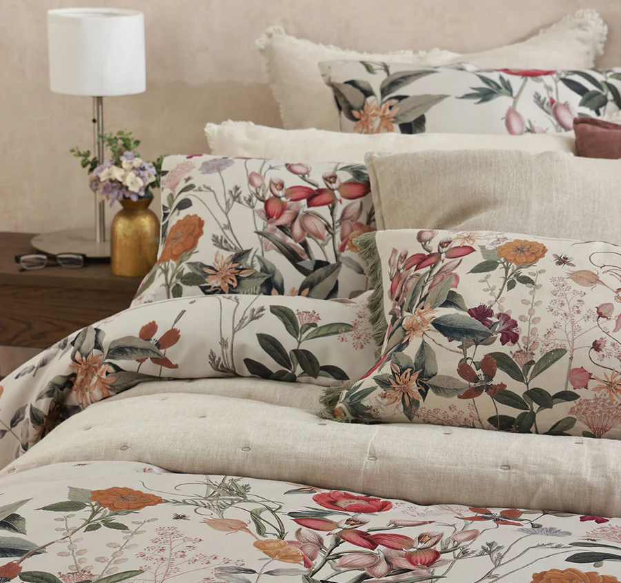Calloway Quilt Cover Set Range Ivory - Image 4