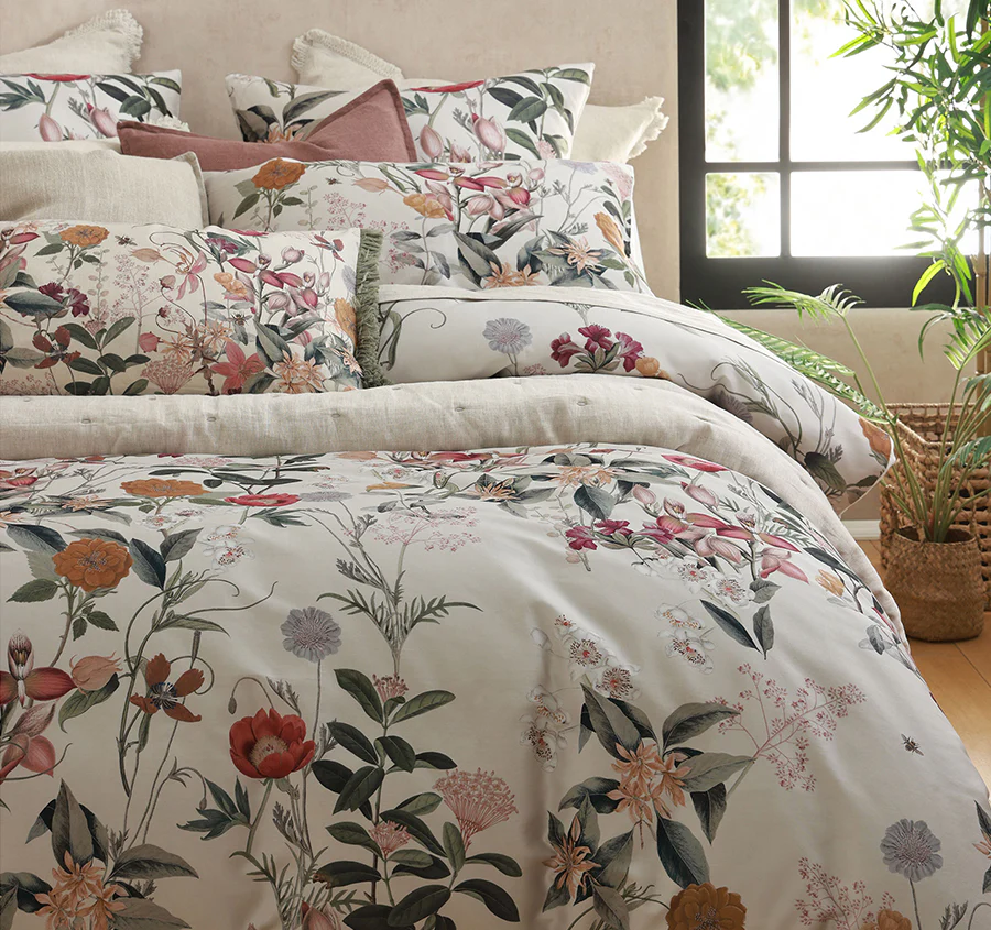 Calloway Quilt Cover Set Range Ivory - Image 5