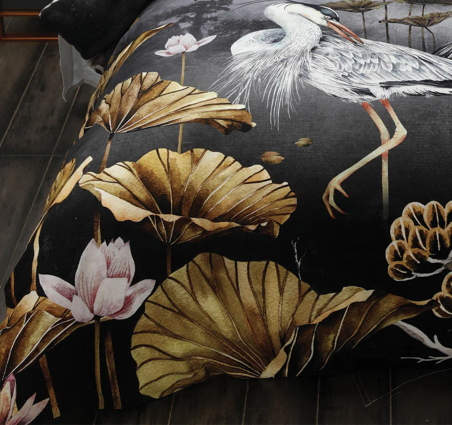 Orient Quilt Cover Set Range Midnight - Image 2